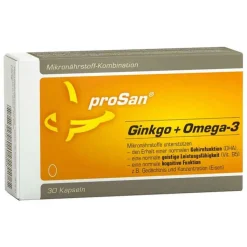 Prosan Ginkgo + Omega-3 Kapseln, 30 St