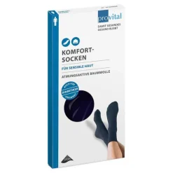Provital Komfortsocken men Größe 39 - 42 marine, 2 St