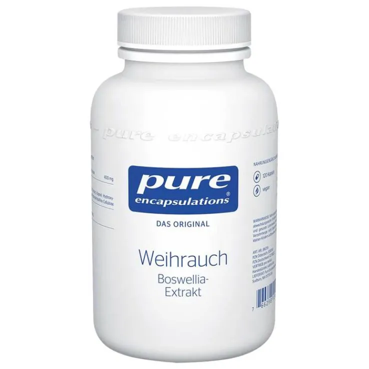 Pure Encapsulations Weihrauch Boswelia Extrakt Kapseln, 120 St