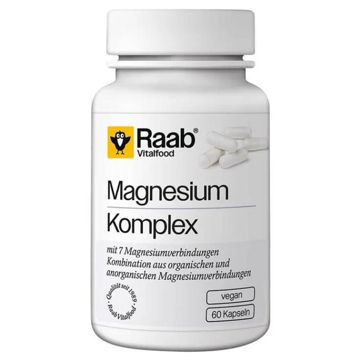 Raab Vitalfood Magnesium Komplex Kapseln, 60 St