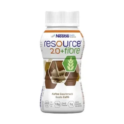 Resource 2.0 + fibre Kaffee, 4X200 ml
