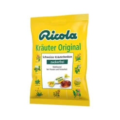 Ricola ohne Zucker Kräuter Bonbons, 75 g