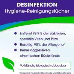 SAGROTAN® Hygiene-Reinigungstücher, 60 St
