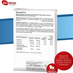 Sanuzella D Zellulose Kapsel, 60 St