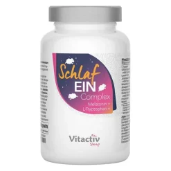Schlafein Complex mit Melatonin Kapseln, 60 St