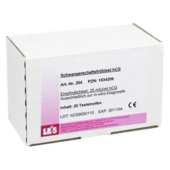 Schwangerschaftsfrühtest Urin Hcg Teststreifen, 20 St