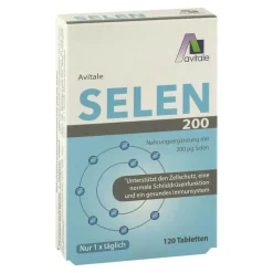 Selen 200 µg Tabletten von Avitale, 120 St