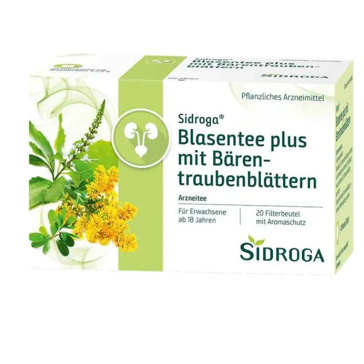 Sidroga Blasentee plus mit Bärentraubenblättern, 20X2.0 g