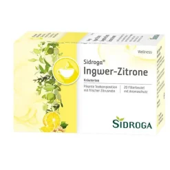 Sidroga Wellness Ingwer-Zitrone Tee Filterbeutel, 20X2.0 g