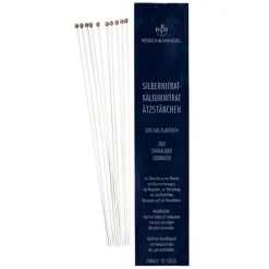SILBERNITRAT-KALIUMNITRAT ÄTZSTÄBCHEN 200 mm elastisch, 10 St