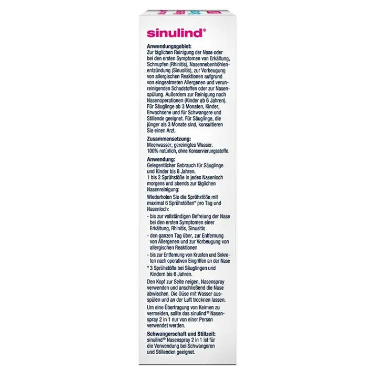 Sinulind 2in1 Nasenspray, 50 ml