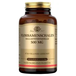 Solgar Flohsamenschalen 500 mg Kapseln, 200 St
