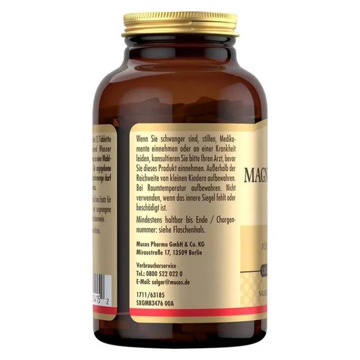 Solgar Magnesium Citrat 200 mg Tabletten, 120 St