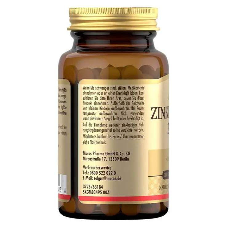 Solgar Zinkpicolinat 22 mg Tabletten, 100 St
