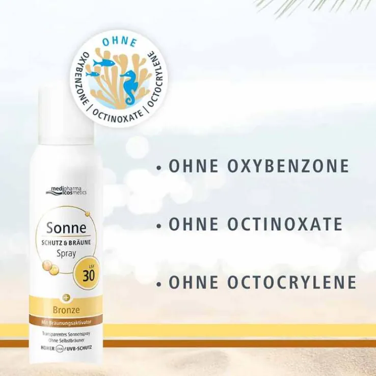 Sonne Schutz & Bräune Spray bronze LSF 30, 150 ml