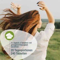 Spirulina 500 mg Bio Naturland Tabletten, 240 St