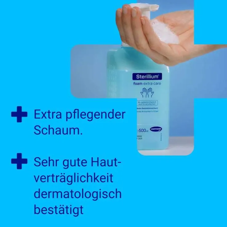 Sterillium foam extra care Händedesinfektion, 500 ml