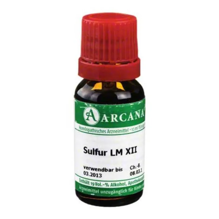 Sulfur Arcana LM 12 Dilution, 10 ml