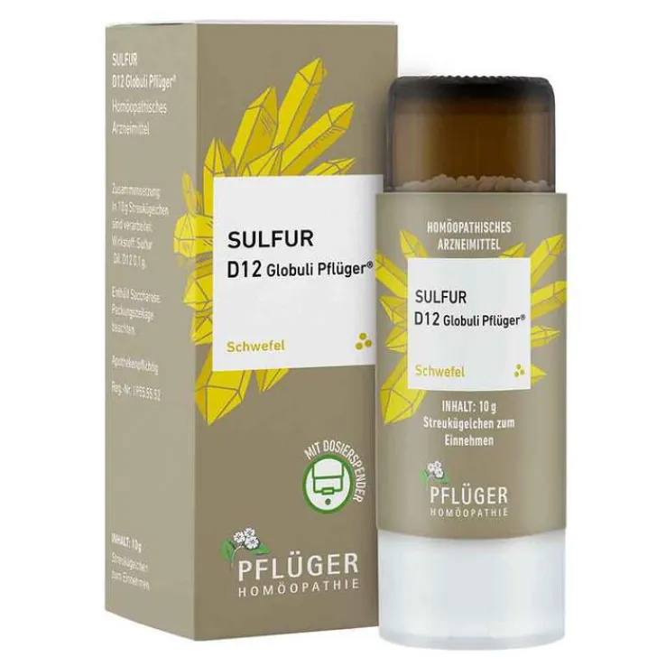 Sulfur D12 Globuli Pflüger Dosierspender, 10 g