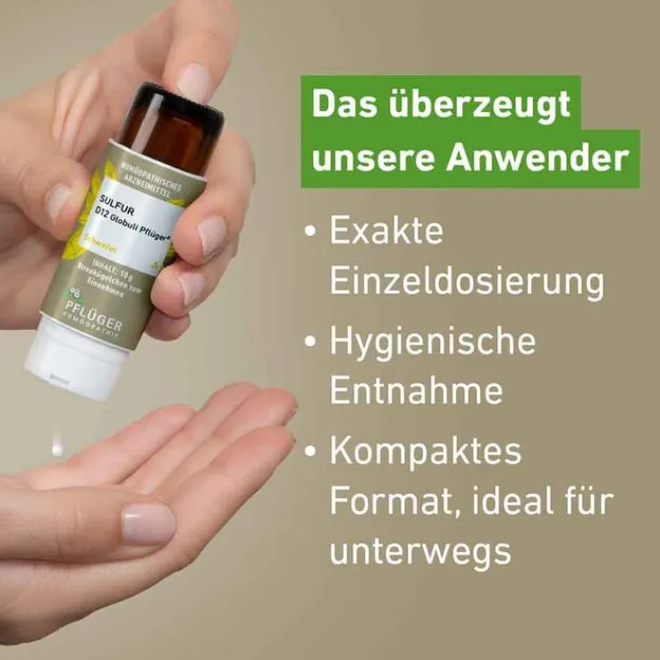 Sulfur D12 Globuli Pflüger Dosierspender, 10 g
