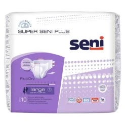 SUPER SENI PLUS L Windeln für die Nacht für Erwachsene, 10 St