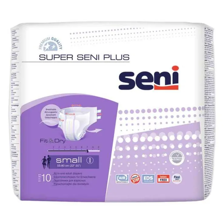 SUPER SENI PLUS S Windeln für die Nacht für Erwachsene, 10 St