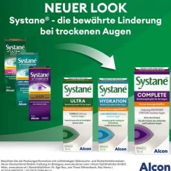 Systane Hydration Benetzungstropfen für die Augen, 3X10 ml