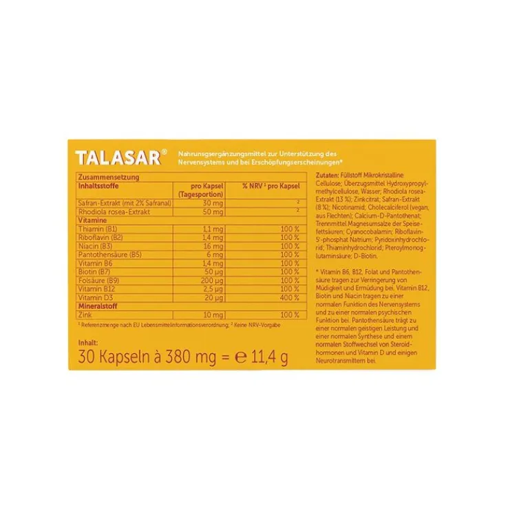 Talasar Kapseln, 30 St