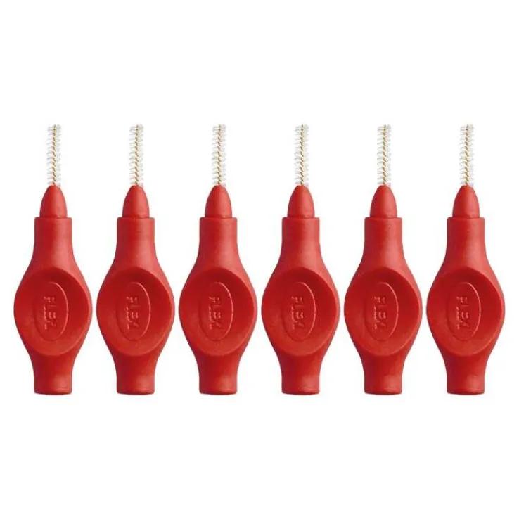 Tandex Flexi Interdentalbürste ruby red PHD0.9 / ISO2, 6X1 St