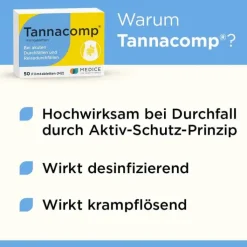 Tannacomp® Filmtabletten bei akutem Durchfall , 50 St