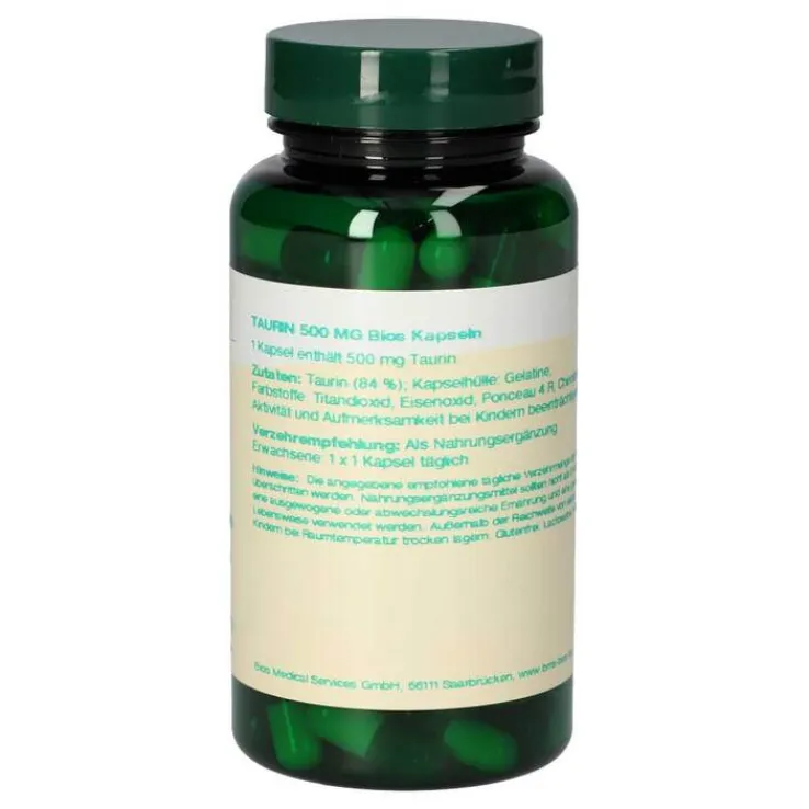 Taurin 500 mg Bios Kapseln, 100 St