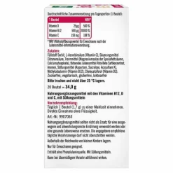 Taxofit Energie B12 500 + D3 + C Direkt Granulat, 20 St
