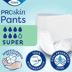 TENA Pants Super L bei Inkontinenz, 4X12 St