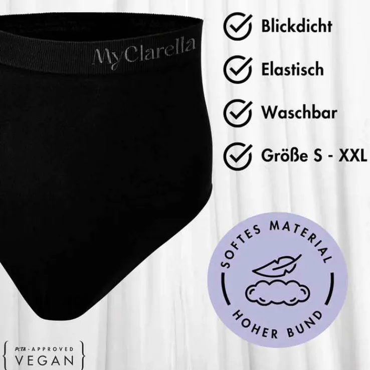 The Support Panty Wochenbett Unterhose L schwarz, 1 St