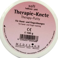Therapieknete soft hellrosa, 100 g