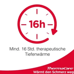 Thermacare Rückenumschläge S-XL zur Schmerzlinderung, 4 St