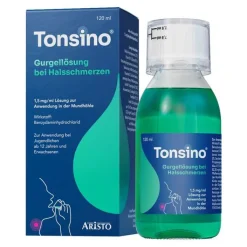 Tonsino Gurgellösung bei Halsschmerzen, 120 ml