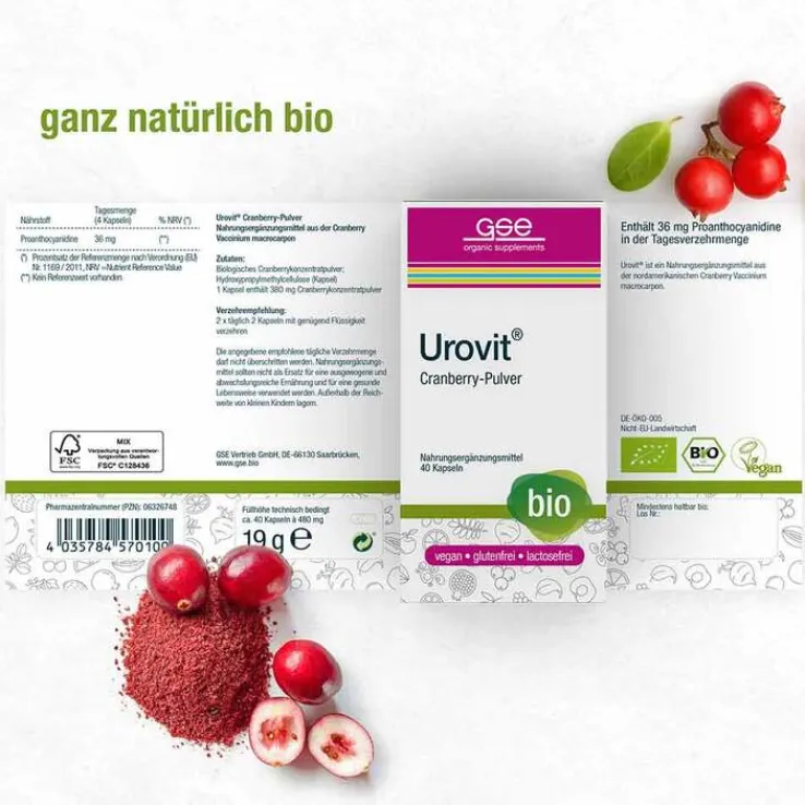 Urovit Kapseln Bio Kapseln, 40 St