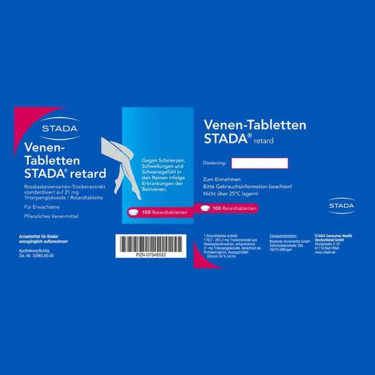 Venen Tabletten STADA retard, 100 St