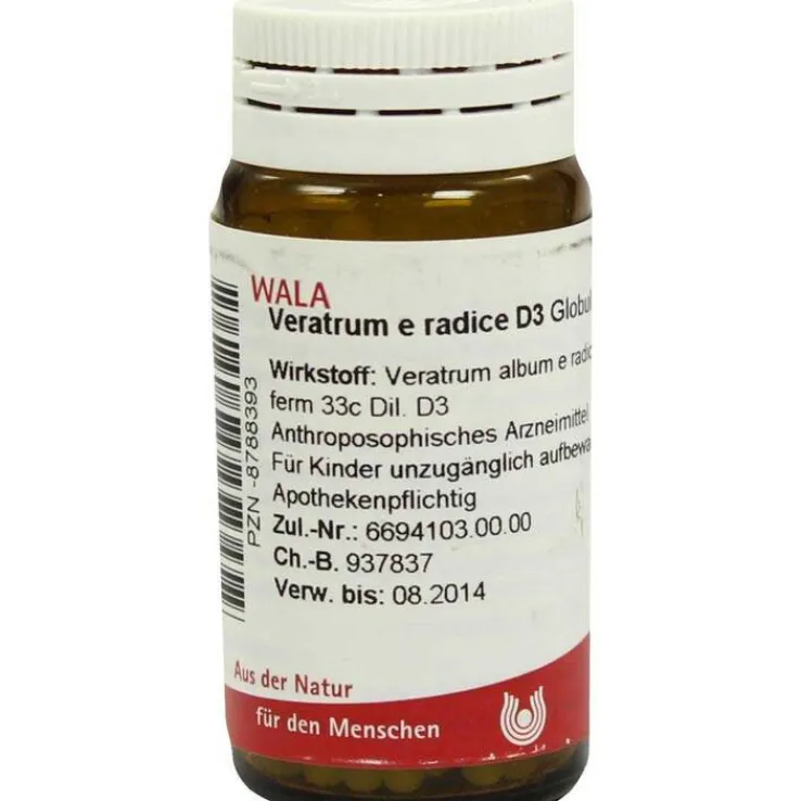 Veratrum e Radice D 3 Globuli, 20 g