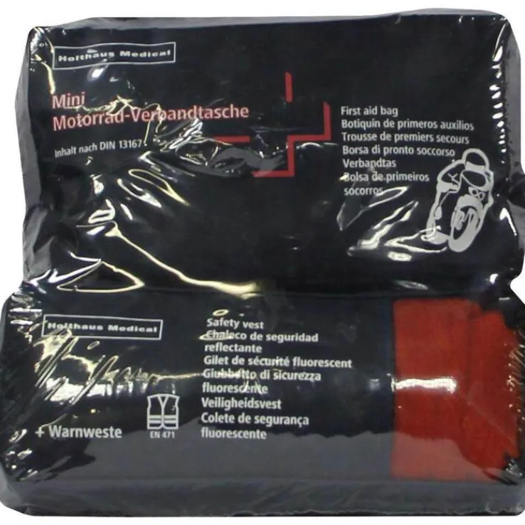 Verbandtasche Motorrad Mini D13167 + Warnweste, 1 St