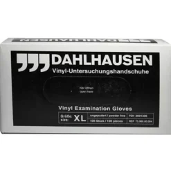 Vinyl Handschuhe ungepudert Größe XL, 100 St