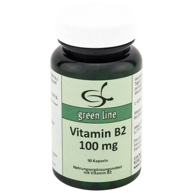 Vitamin B2 100 mg Kapseln, 90 St