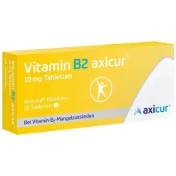 Vitamin B2 axicur® 10 mg Tabletten, 20 St