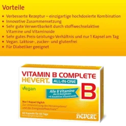 Vitamin B Complete Hevert all-in-one Kapseln, 120 St