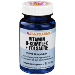 Vitamin B Komplex + Folsäure GPH Kapseln, 60 St