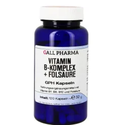 Vitamin B Komplex + Folsäure GPH Kapseln, 120 St