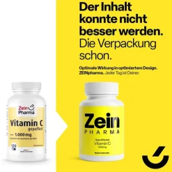 Vitamin C Kapseln 1000 mg gepuffert, 120 St