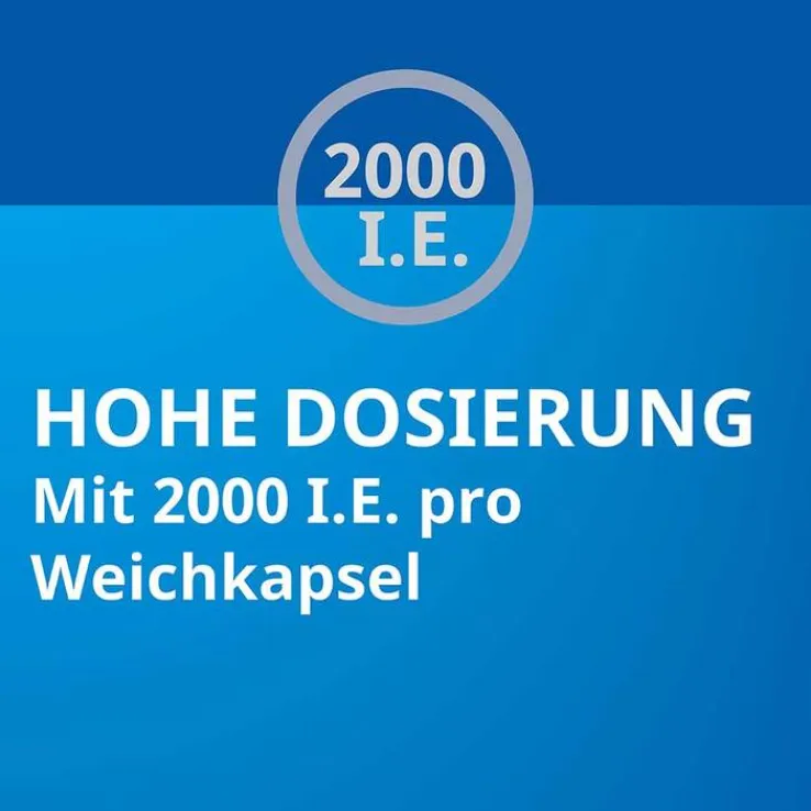 Vitamin D3 STADA 2000 I.E. Kapseln, 60 St