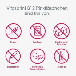 vitasprint B12 Trinkfläschchen mit Vitamin B12 für mehr Energie, 2X30 St